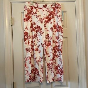 Antonio Melani Wide Leg Stella Pant High Waist size 12 color Ivory / Parfai